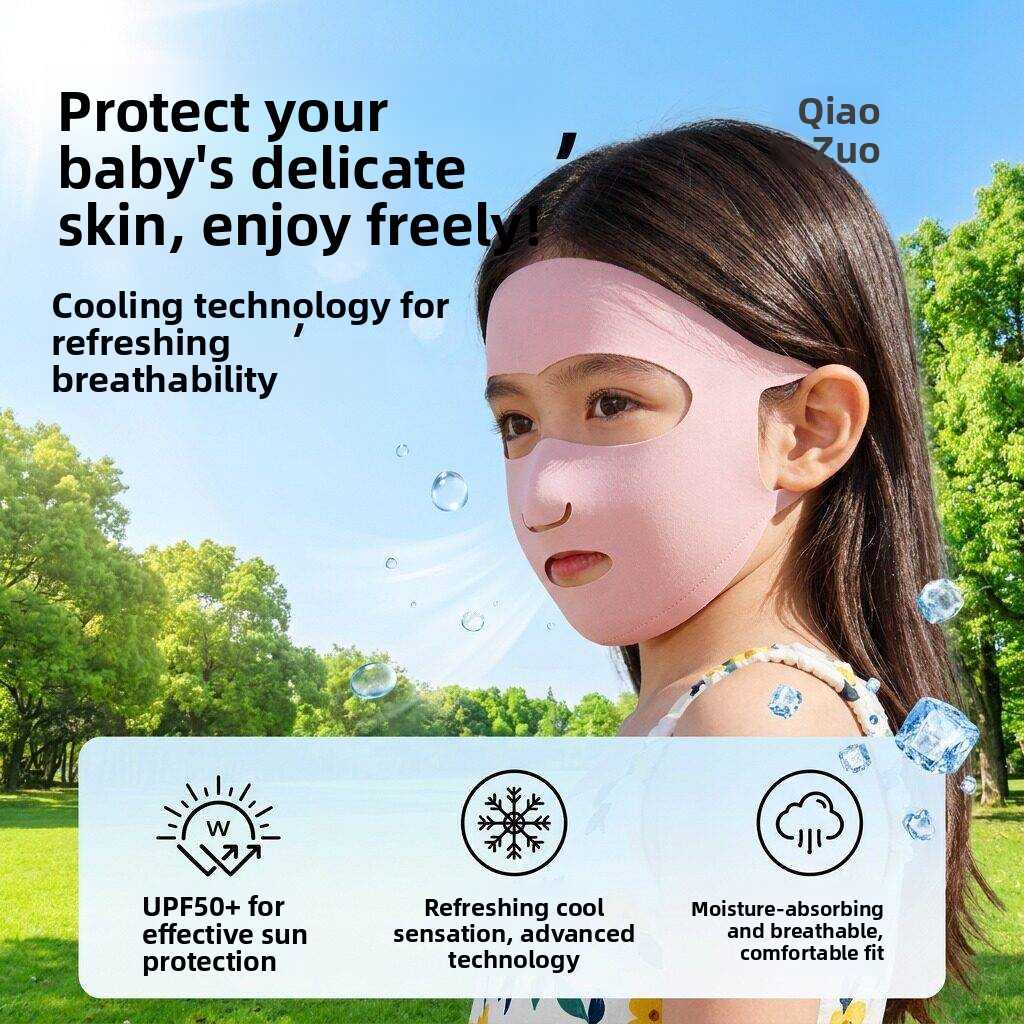 Kids Face Mask - Máscara Facial Infantil de Proteção Solar