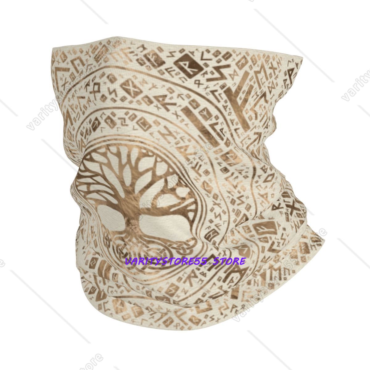 Neck Gaiter Face Cover - Bandana Viking Yggdrasil Árvore da Vida