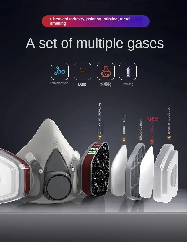Original 6200 respirador reuti - Anti Pollution Mask avaliação e preço