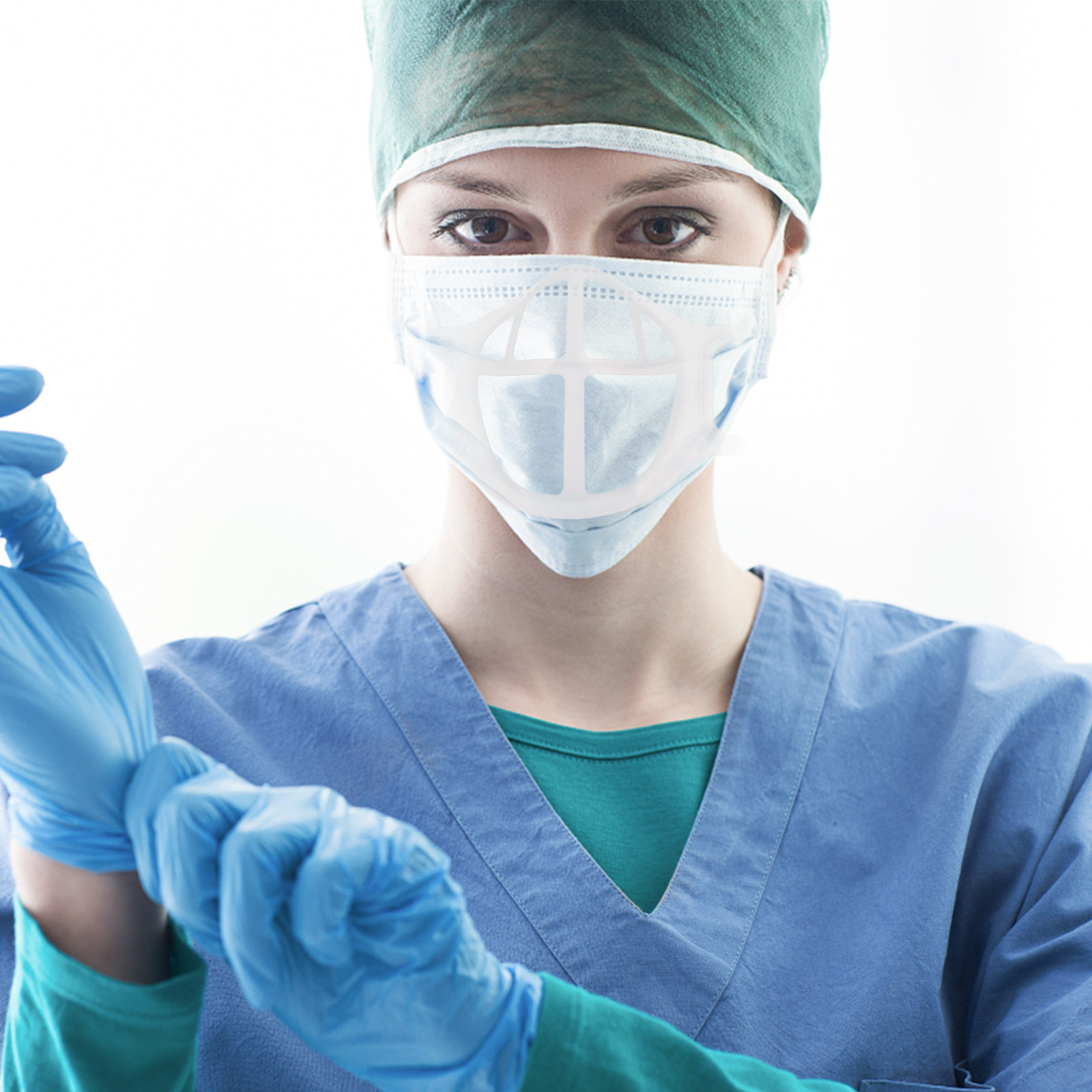 5 Peças de Suportes de Silicon - Silicone Mask Bracket avaliação e preço