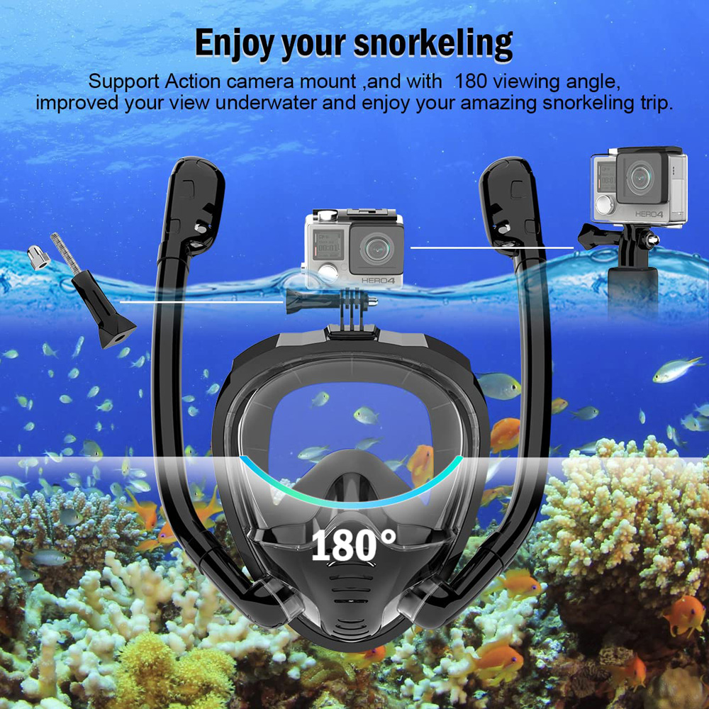 Máscara de snorkel facial comp - Anti Pollution Mask avaliação e preço