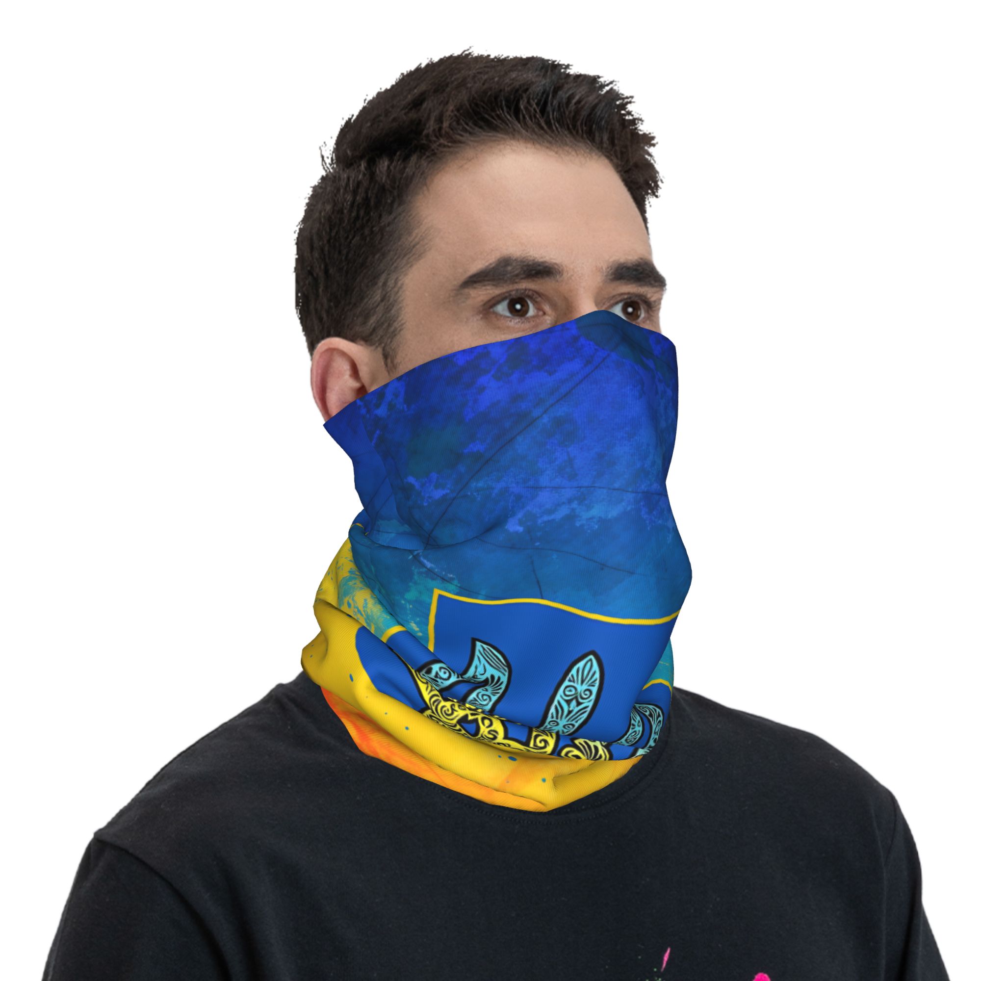 Balaclava com emblema tricolor - Neck Gaiter Face Cover avaliação e preço