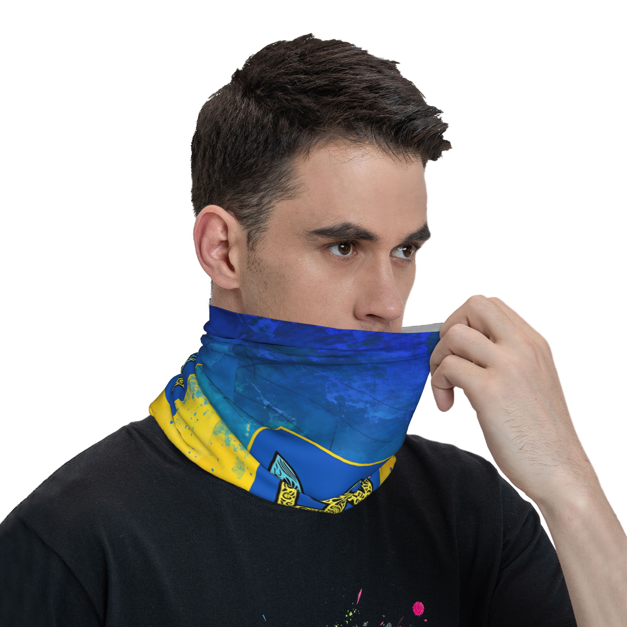 Balaclava com emblema tricolor - Neck Gaiter Face Cover avaliação e preço